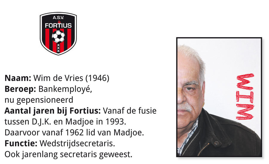 25 jaar Fortius – Wim de Vries